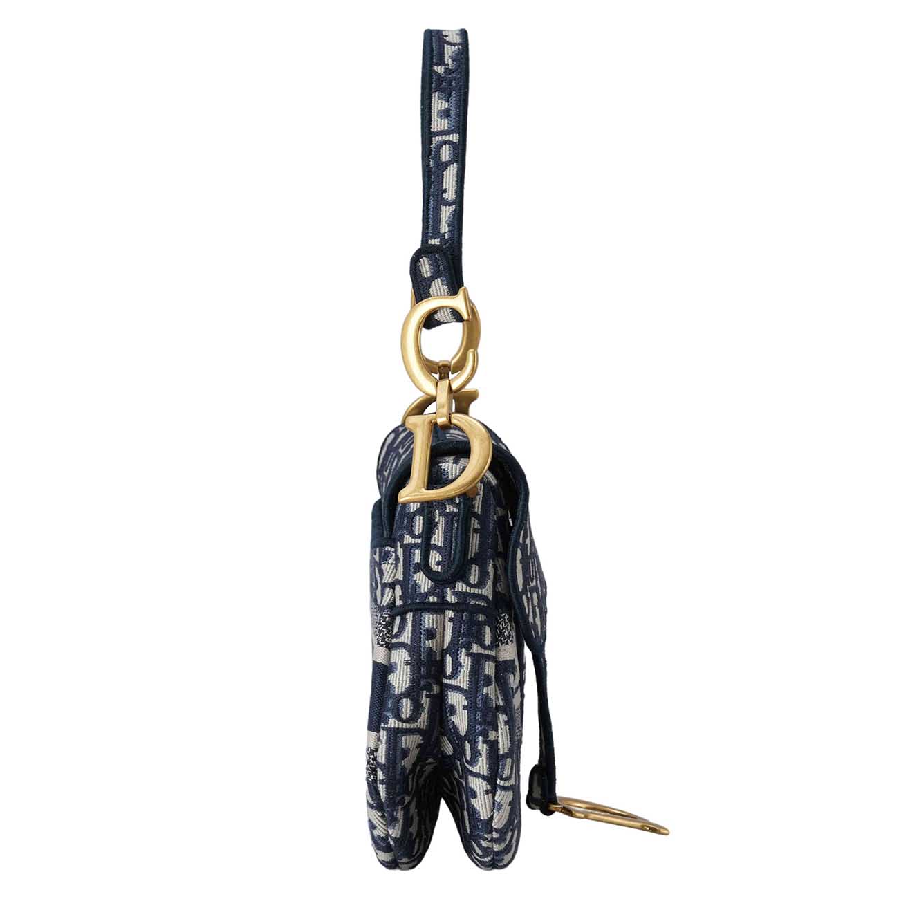 CHRISTIAN DIOR(USED)크리스찬디올 M0446 오블리크 새들백 미듐
